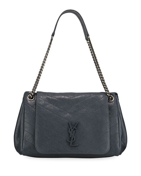 Saint Laurent Nolita Medium Monogram YSL Double Chain 